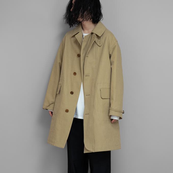 【極美品　試着のみ】 A.PRESSE  リネンHalf Coat BEIGE