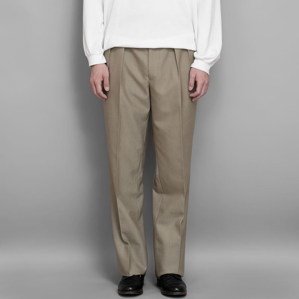 MAATEE&SONS / Set Up Trouser 1 (Camel Brown)