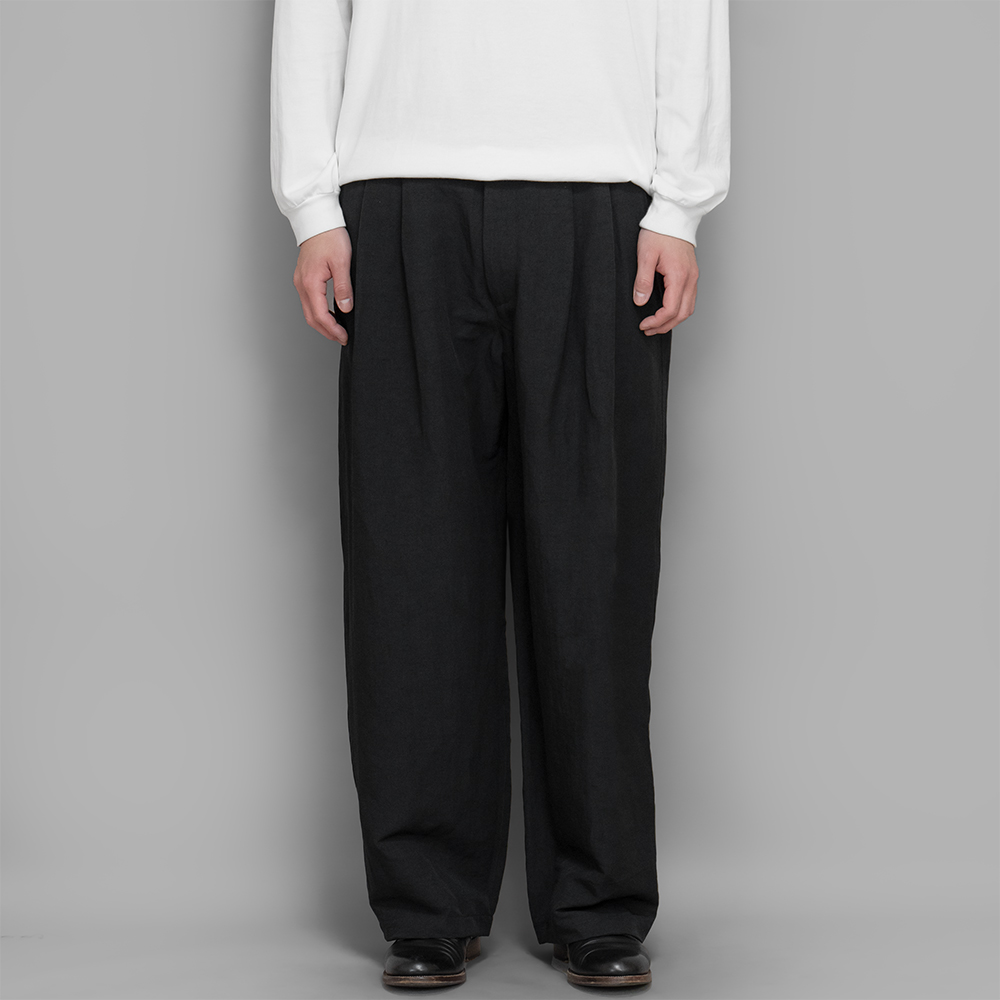 ssstein / Li/Ny Poplin Wide Easy Trousers