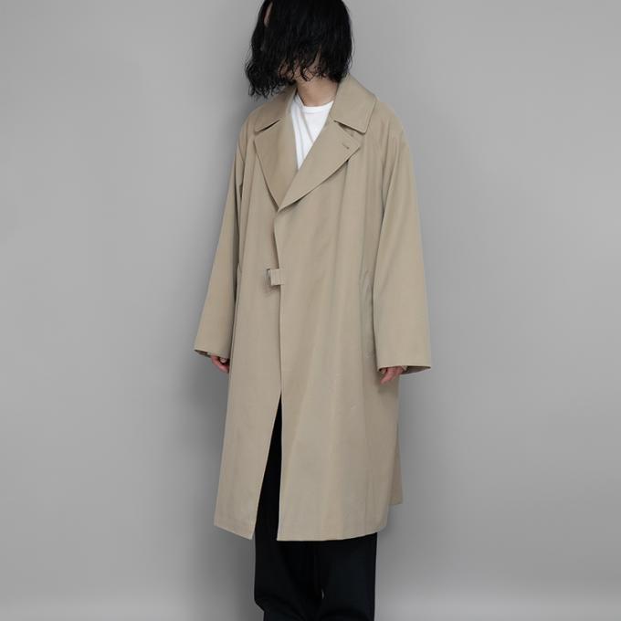 19AW 新品 COMOLI タイロッケン コート サイズ1 ベージュトレンチ ...