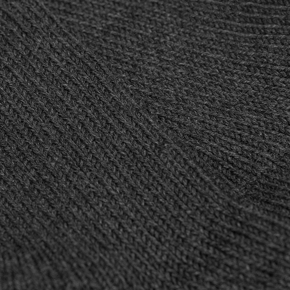 AURALEE / Cotton Cashmere Low Gauge Socks (Top Charcoal) | twelve