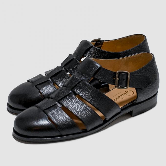 F.lli Giacometti / Gurkha Sandal (Nero)