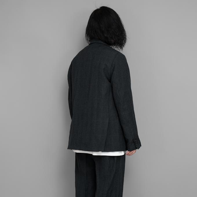 A.PRESSE / Double Breasted Jacket (Charcoal) | twelve