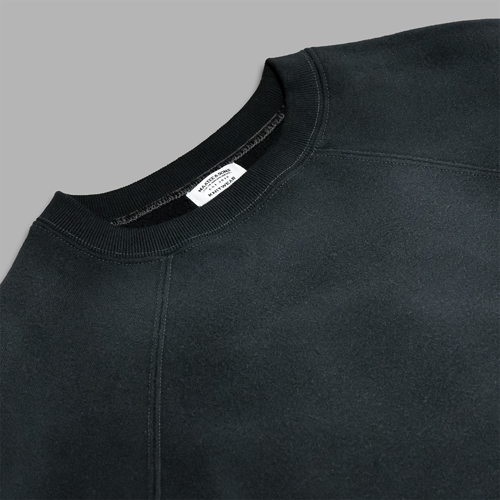 MAATEE & SONS VINTAGE SWEAT BLACK SIZE4