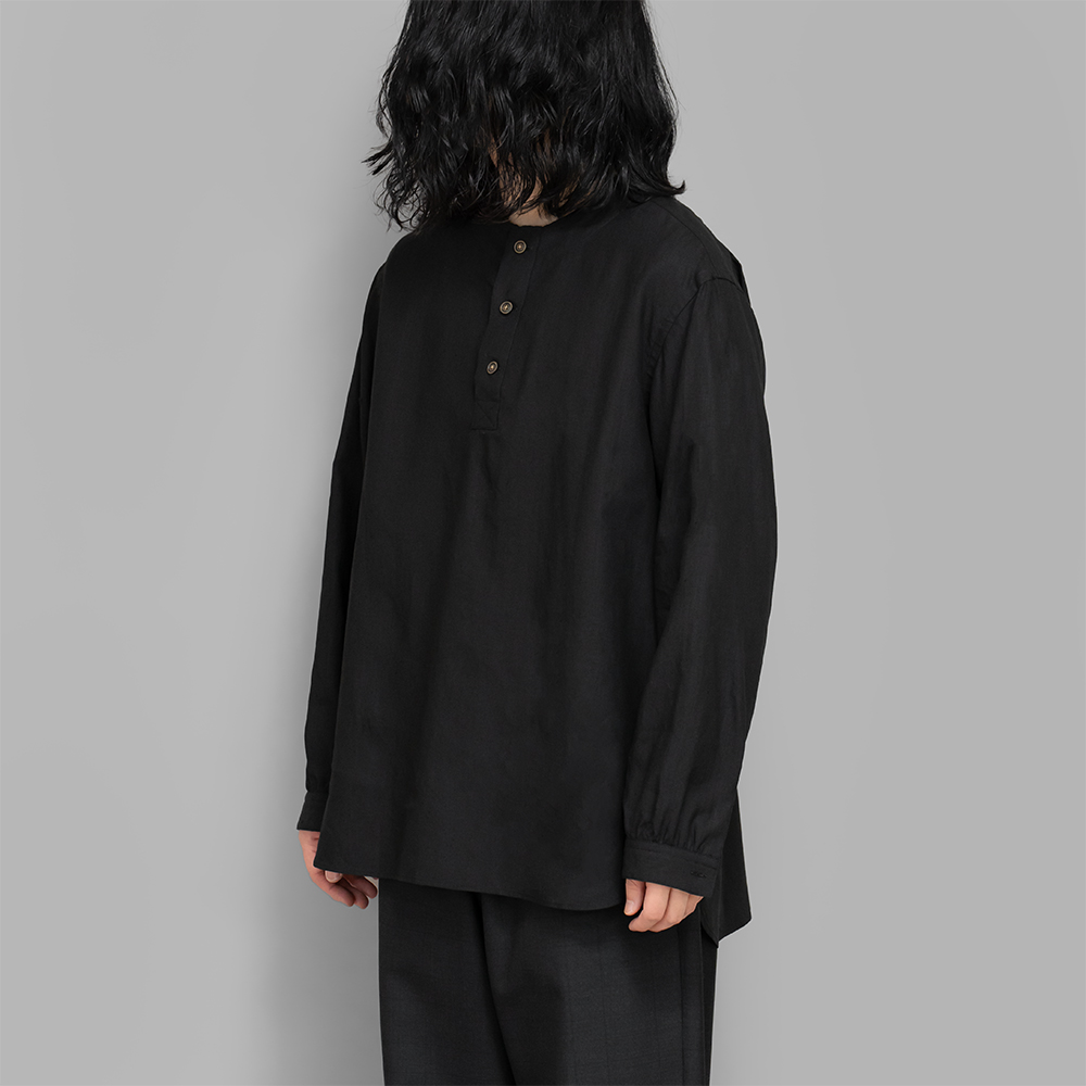 calmlence / Cutoff Neck Pullover Shirt