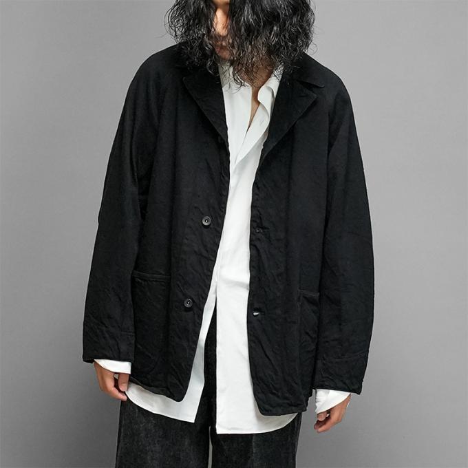 COMOLI / デニム ワークジャケット (Black) | twelve