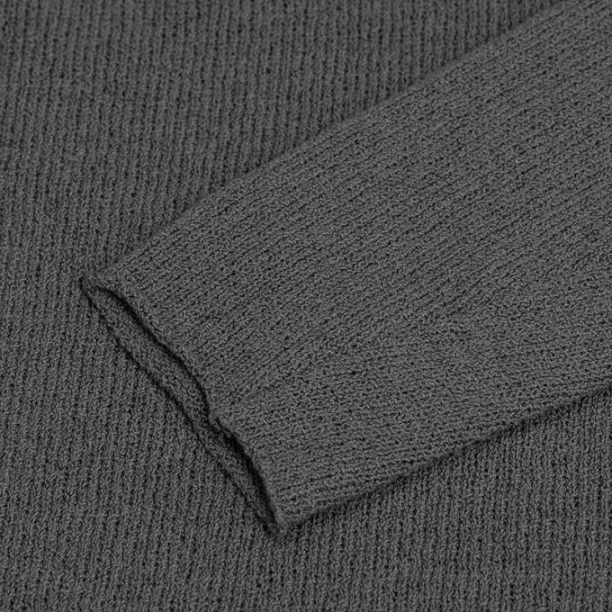 POSTELEGANT / Cotton Boucle Pull-Over Knit (Grey) | twelve