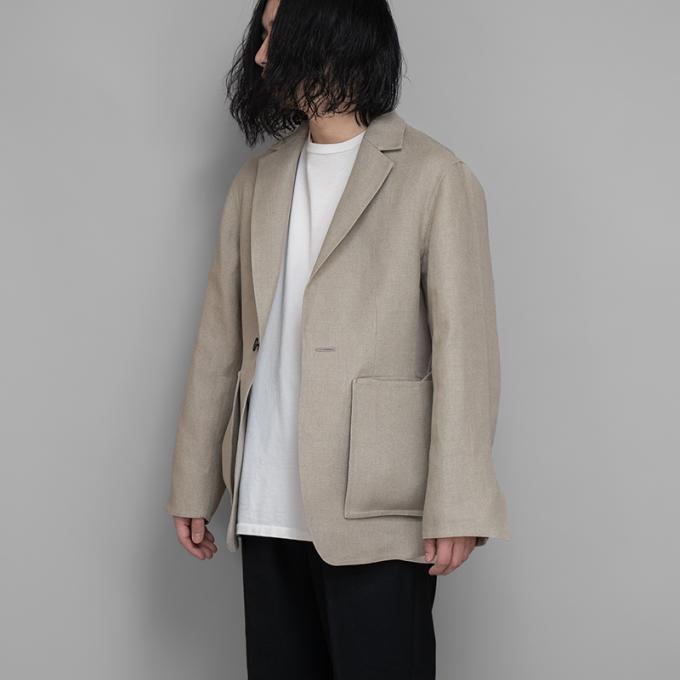 POSTELEGANT / Linen Rever Jacket
