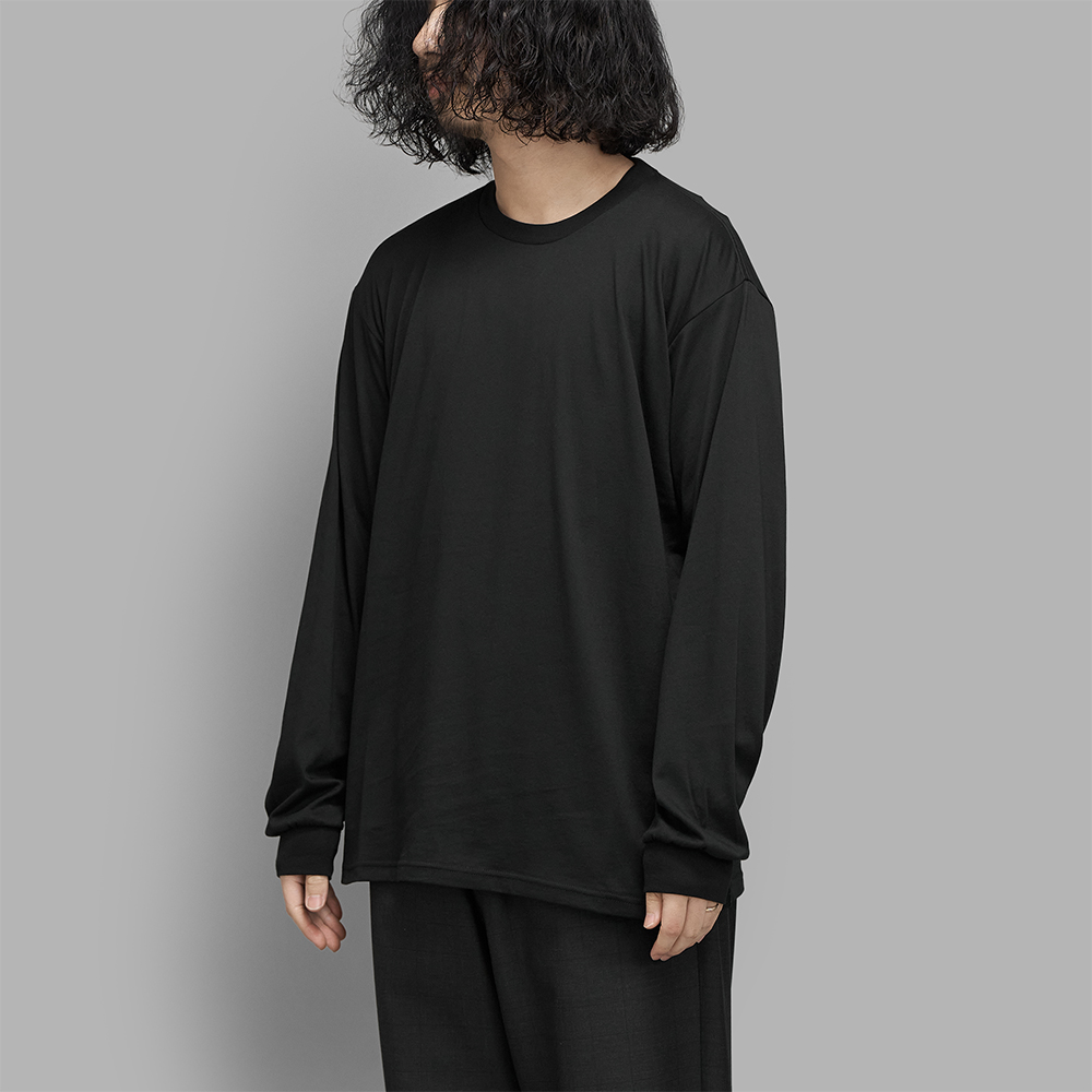 ssstein / Suvin Cotton Basic LS Tee (Black)