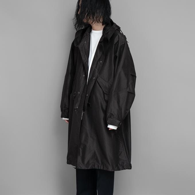 ジャケット/アウター21ss comoliコットンシルクフーデットコートサイズ ...