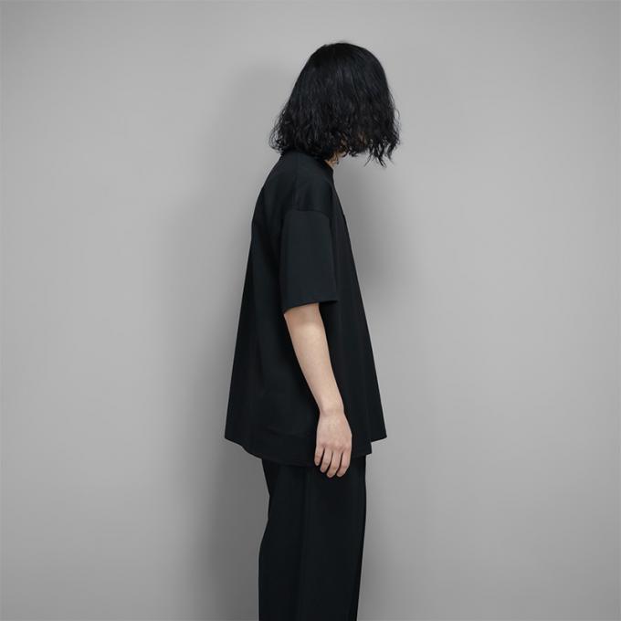 stein / Oversized Pocket Tee Superior Pima (Black) | twelve