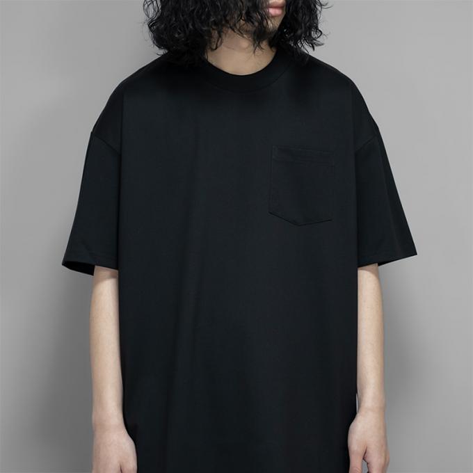 stein / Oversized Pocket Tee Superior Pima (Black) | twelve