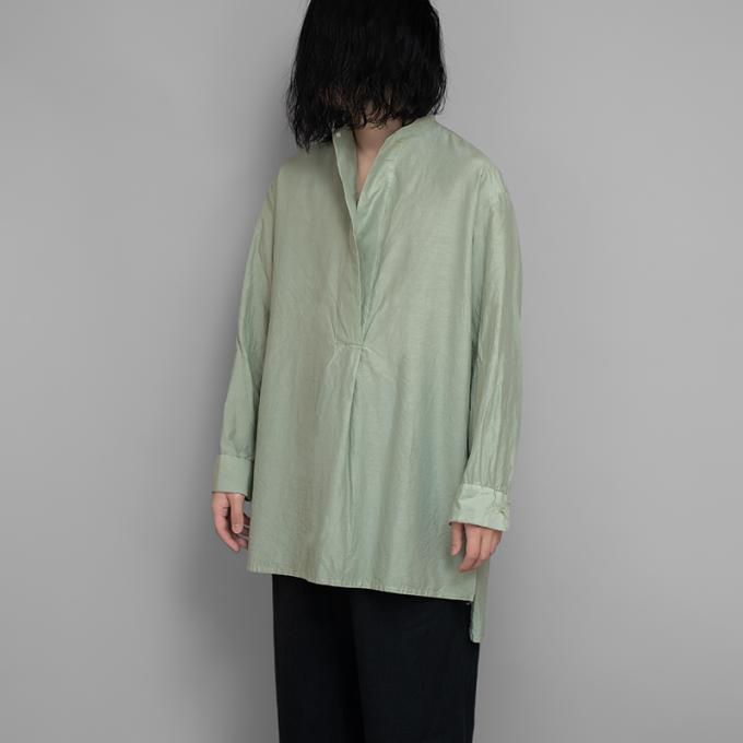【SALE】Tukir / Day Shirt Cotton Silk Botanical Dye (Bamboo Dye)