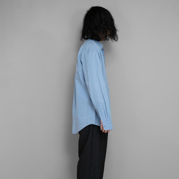 A.PRESSE / Regular Collar Shirt (Indigo) | twelve