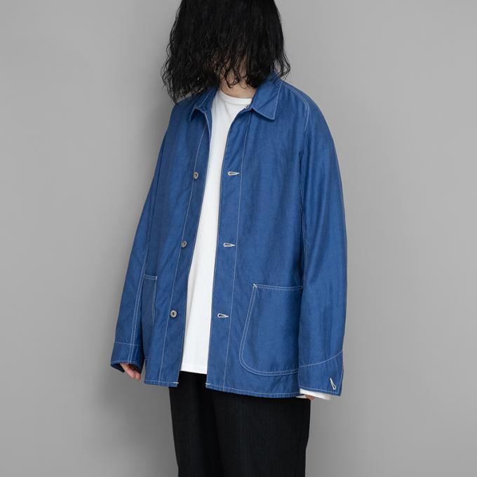 A.PRESSE / Over Dyeing Coverall Jacket (Blue)