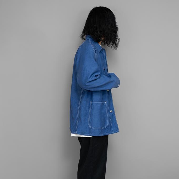 A.PRESSE / Over Dyeing Coverall Jacket (Blue) | twelve