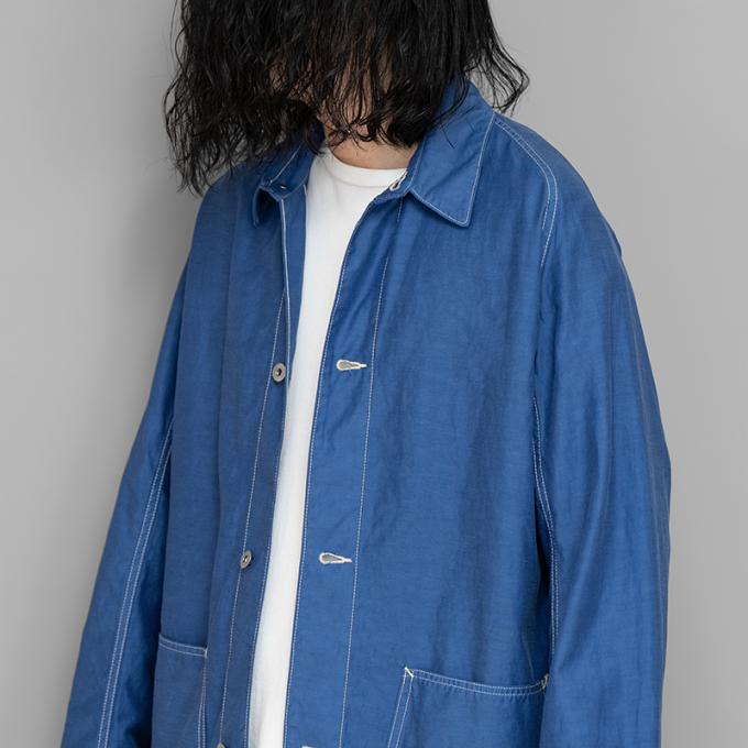 A.PRESSE / Over Dyeing Coverall Jacket (Blue) | twelve