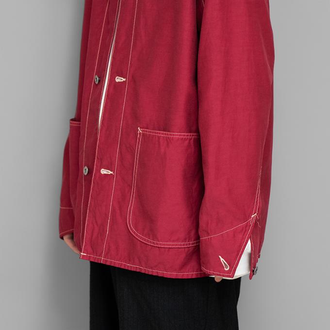 A.PRESSE / Over Dyeing Coverall Jacket (Red) | twelve