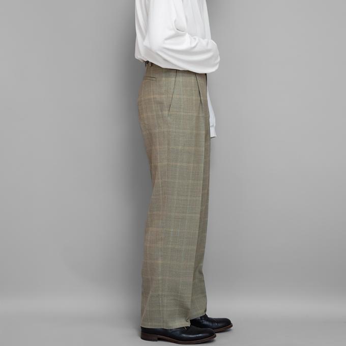 MAATEE&SONS / Set Up Trousers Straight Leg (杢Pane) | twelve