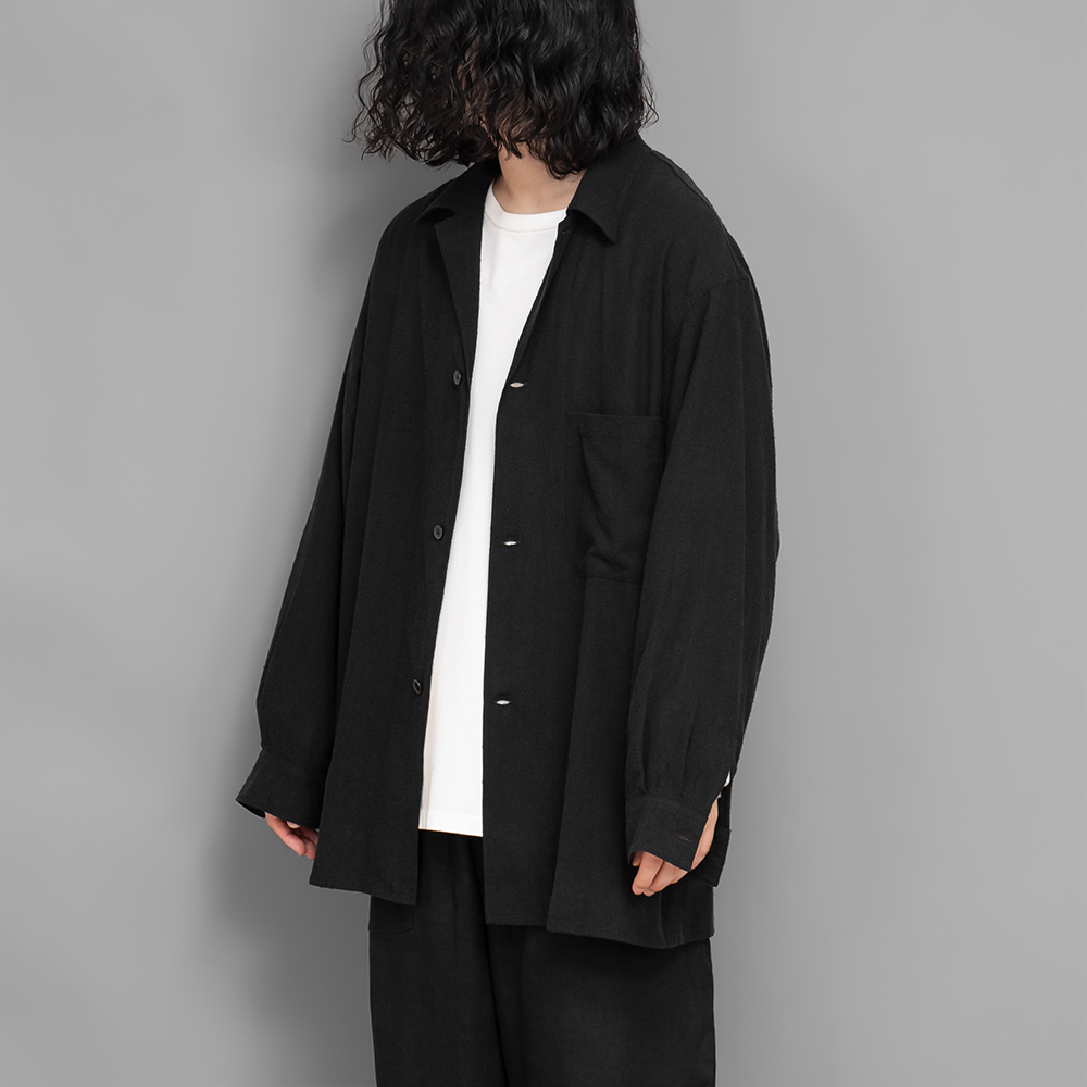 COMOLI / シルクノイル シャツジャケット