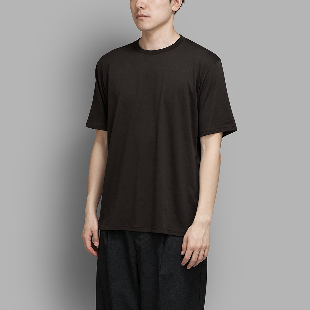 ssstein / Suvin Cotton Basic Tee (Dark Brown)