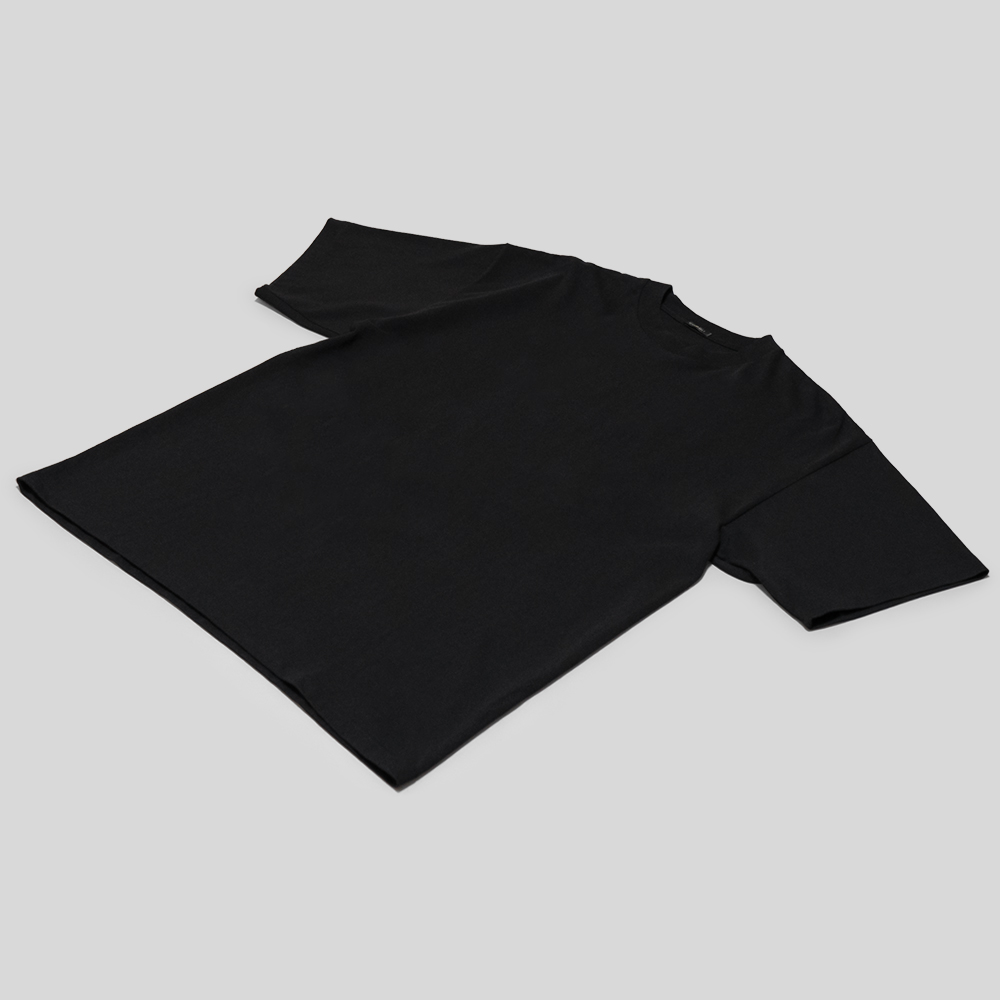 COMOLI / コットンジャージ 半袖Tシャツ (Fade Black) | twelve