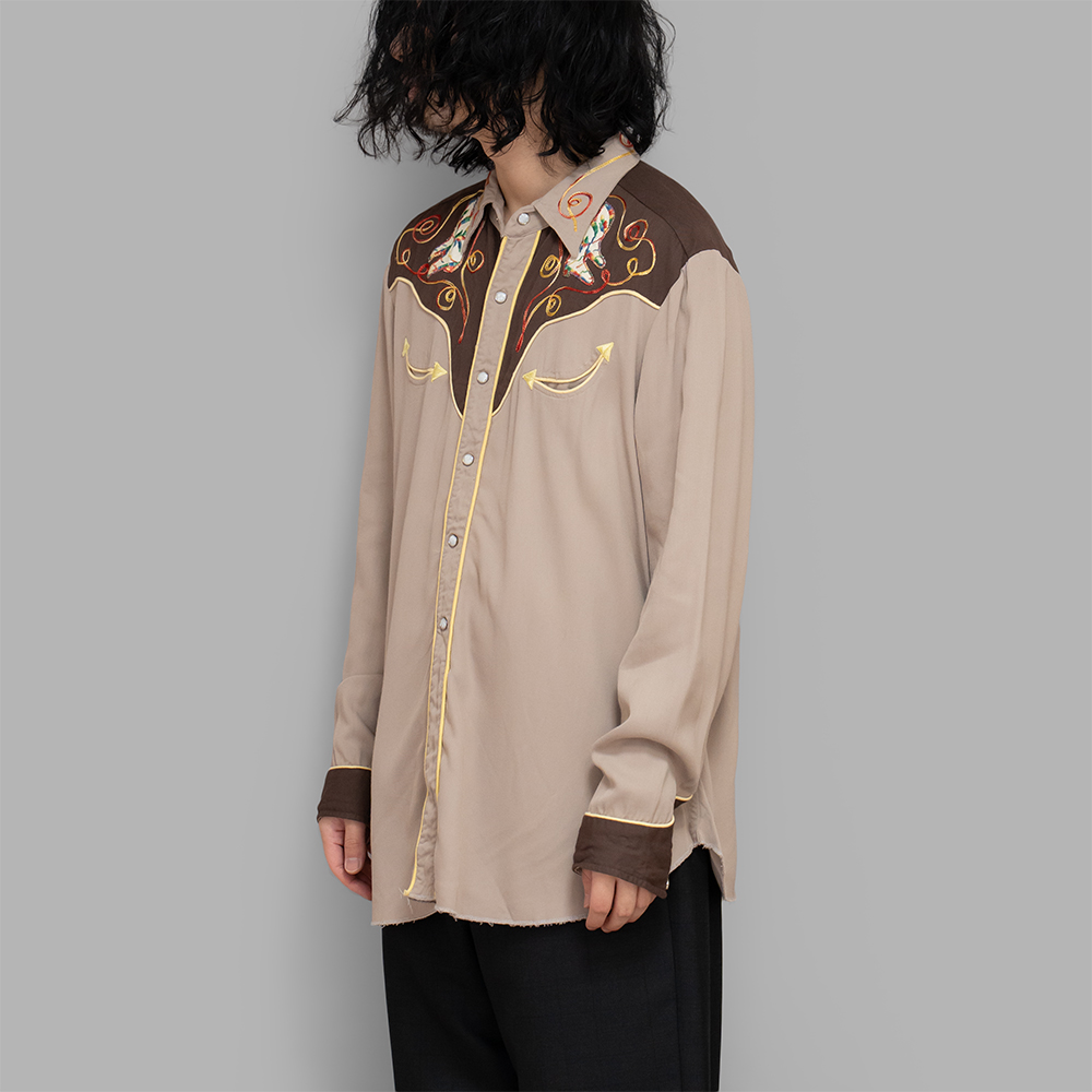 USED / 50’S H BAR C Western Shirt