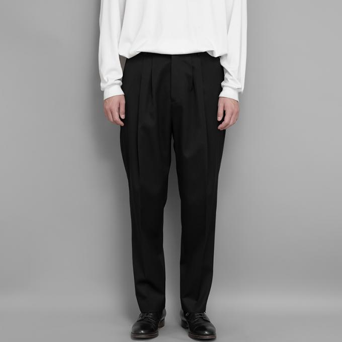 メンズstein WIDE TAPERED TROUSERS