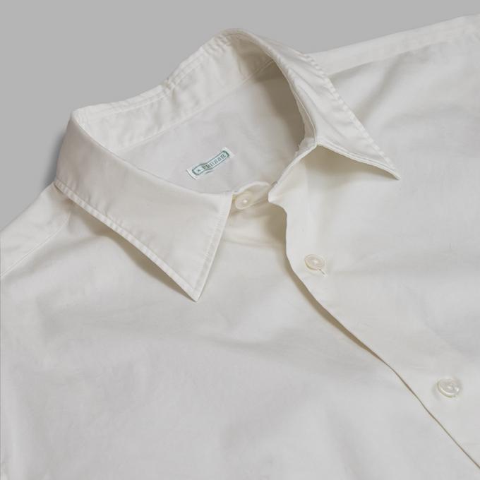 A.PRESSE / Regular Collar Shirt (Beige) | twelve