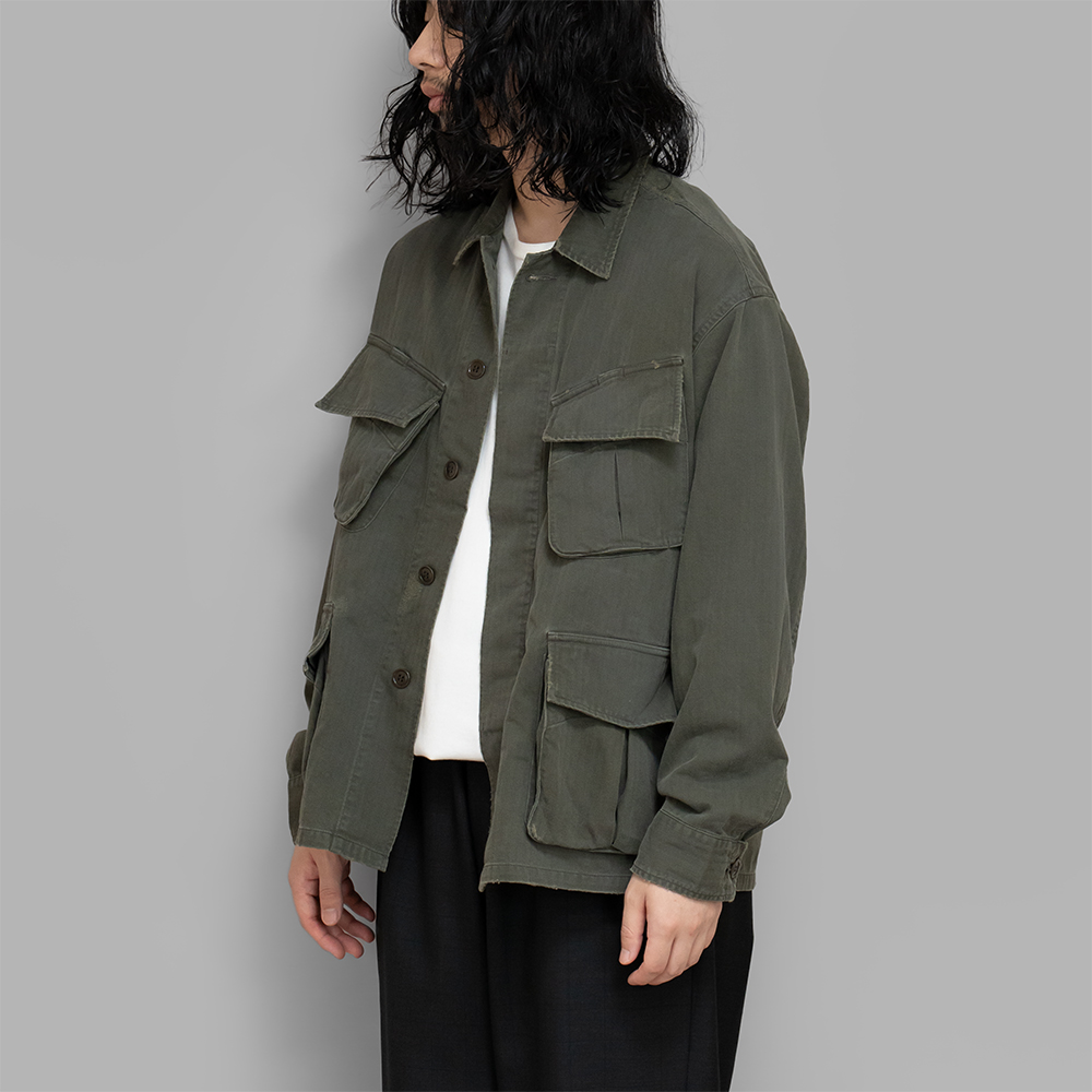 Jungle Fatigue Jacket X-LARGE オリーブグリーン FUJITO（フジト）ジャングルファティーグ ジャケット（オリーブ