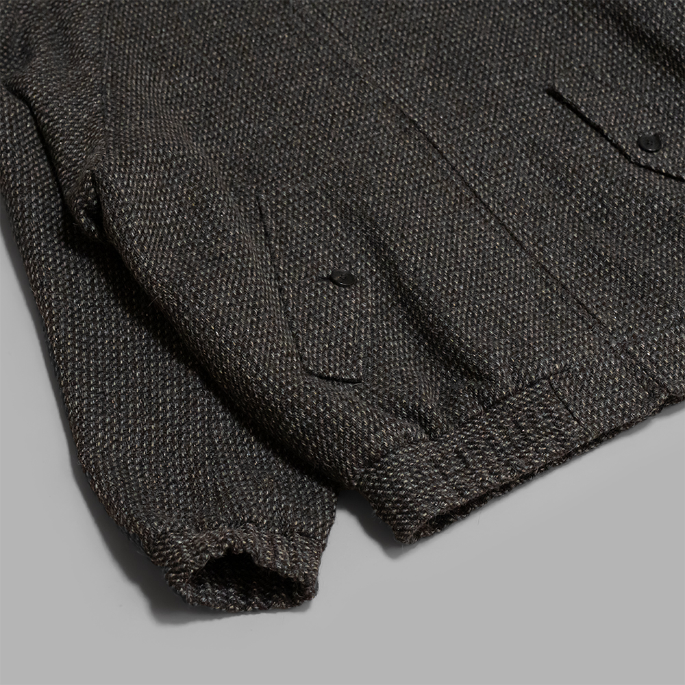AURALEE / Alpaca Wool Silk Tweed Zip Blouson | twelve
