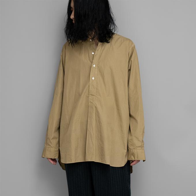 A.PRESSE / Pullover Collarless Shirt