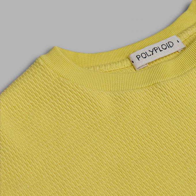 POLYPLOID / Oversize Longsleeve #C (Lemon) | twelve