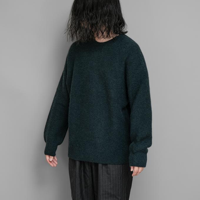 MITTAN / アルパカウールセーター (紺緑)