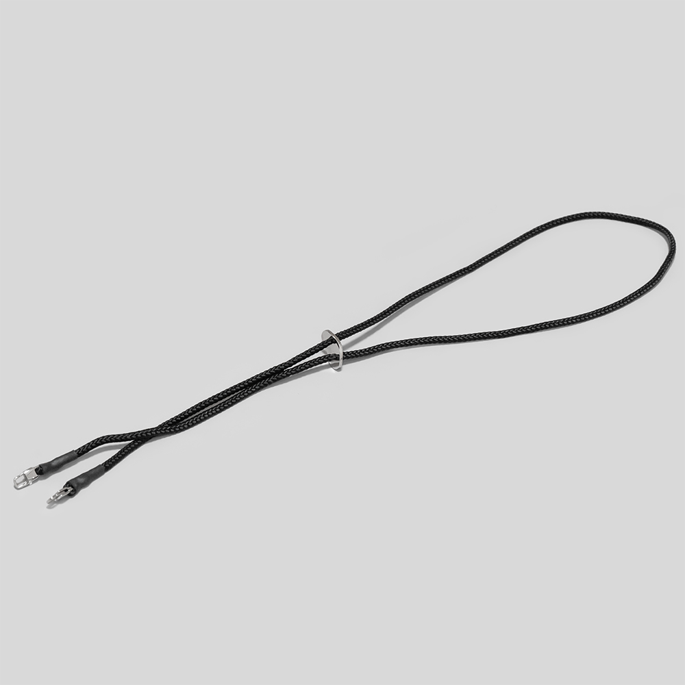 KIJIMA TAKAYUKI / Leather Like Braid Chin Strap