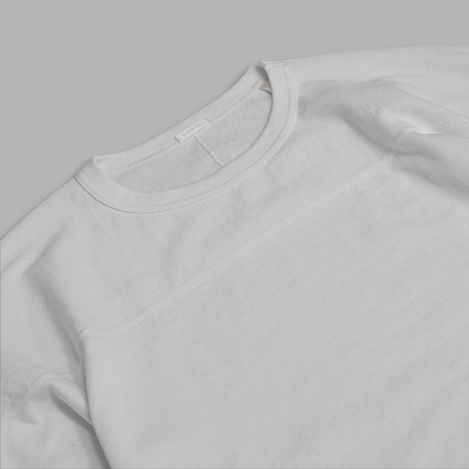 COMOLI / フットボールTシャツ (White) | twelve