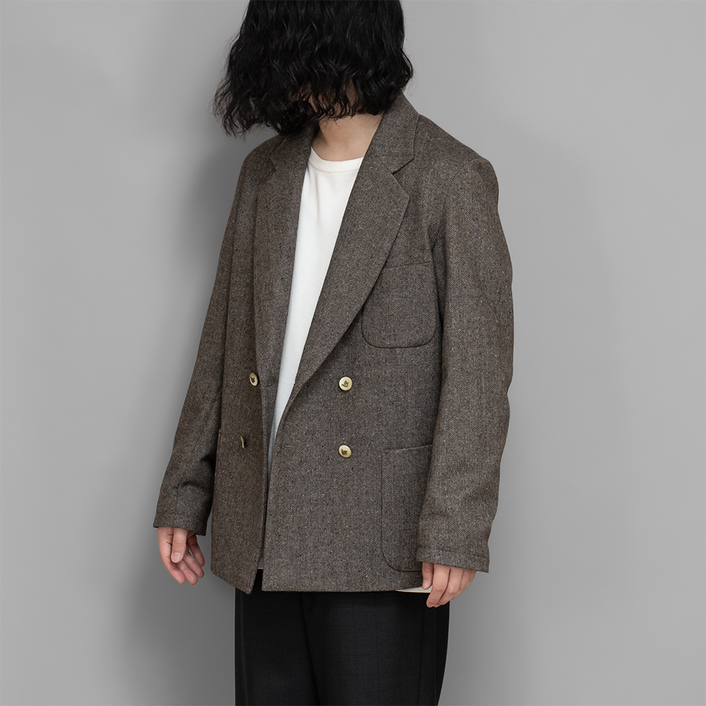 m’s braque / W4B Comfort Loosen Jacket (Herringbone)