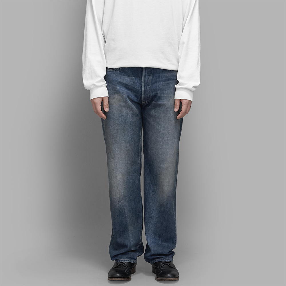 A.PRESSE / Vintage Washed Straight Denim Pants | twelve
