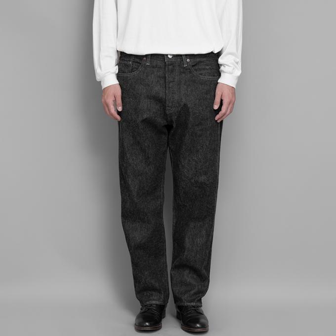 A.PRESSE / Black Washed Denim Pants