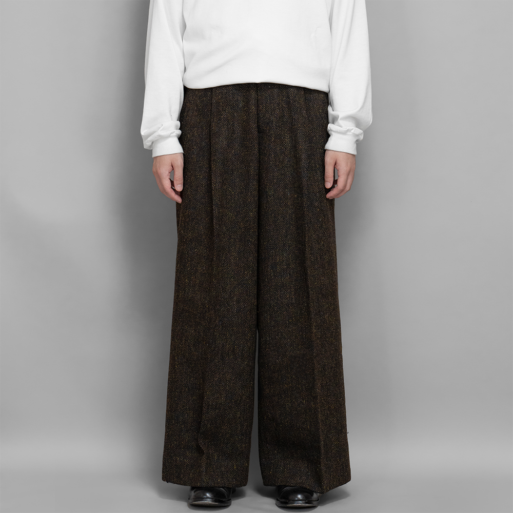 ssstein / Extra Wide Trousers (Dark Brown)