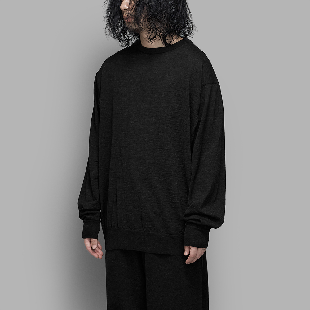 COMOLI / ウール クルーネックニット