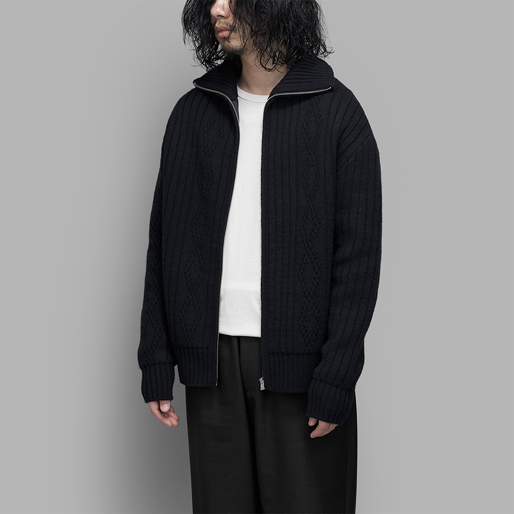 T.T / Zip-Up Knit Blouson