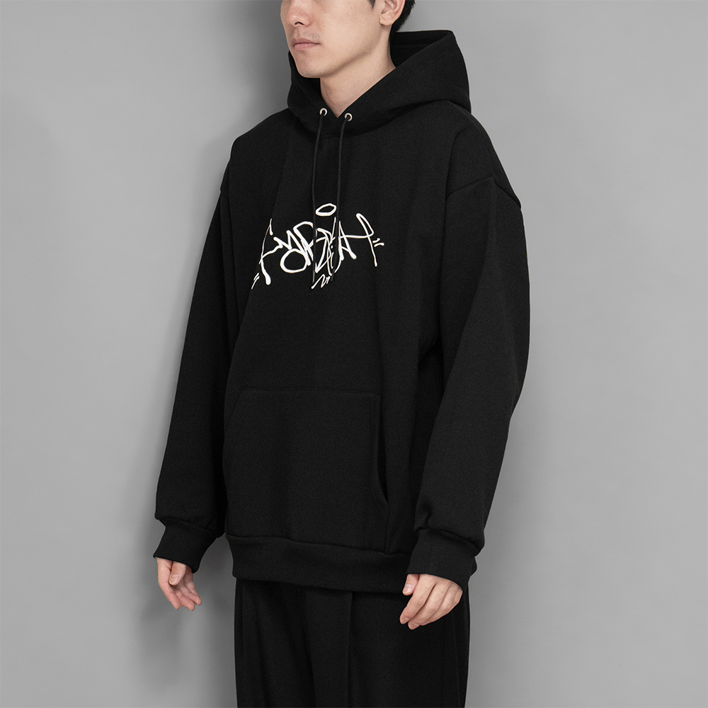 FARAH / Printed Graphic Hoodie "Tagging Logo”