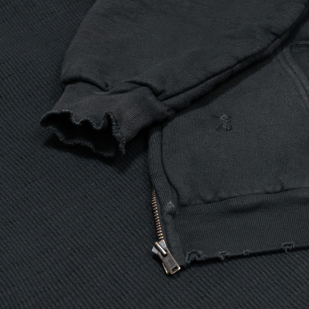 トップス A.PRESSE Vintage Zip Sweat Hoodie black A.PRESSE / Vintage Zip Sweat Hoodie (Black) | twelve