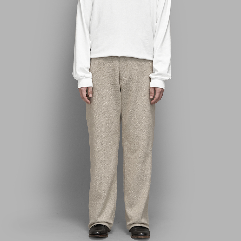 AURALEE / Homespun Tweed Painter Pants (Ivory Beige)