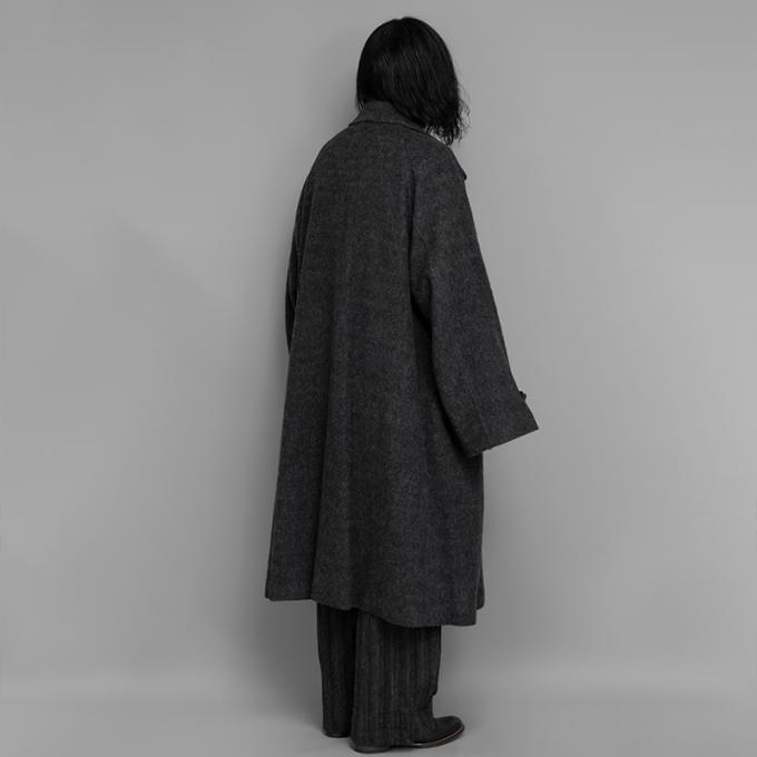 POLYPLOID / Long Coat #C (Dark Charcoal) | twelve