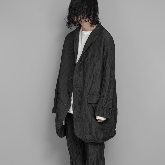 GARMENT REPRODUCTION OF WORKERS / Arthur Coat (Gray Stripe)