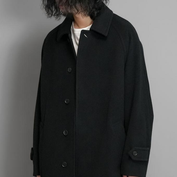 AURALEE / Cashmere Wool Mosser Soutien Collar Coat | twelve