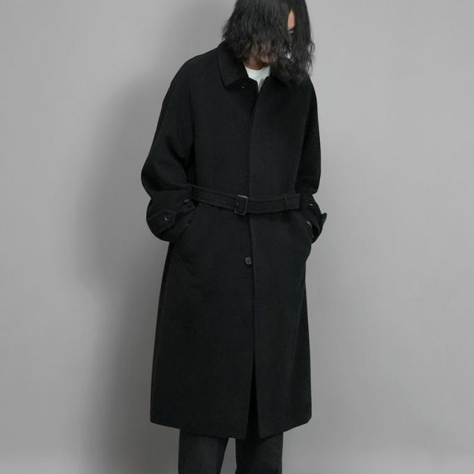 AURALEE カシミヤウールMOSSERSOUTIEN COLLAR COAT-