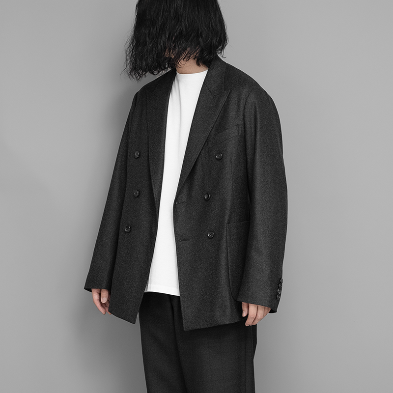 MAATEE&SONS / Double Tailored Uncon (Charcoal) | twelve